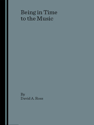 cover image of Being in Time to the Music